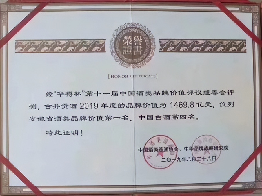 古井贡酒老酒收藏价值,古井贡酒年份原浆收藏版