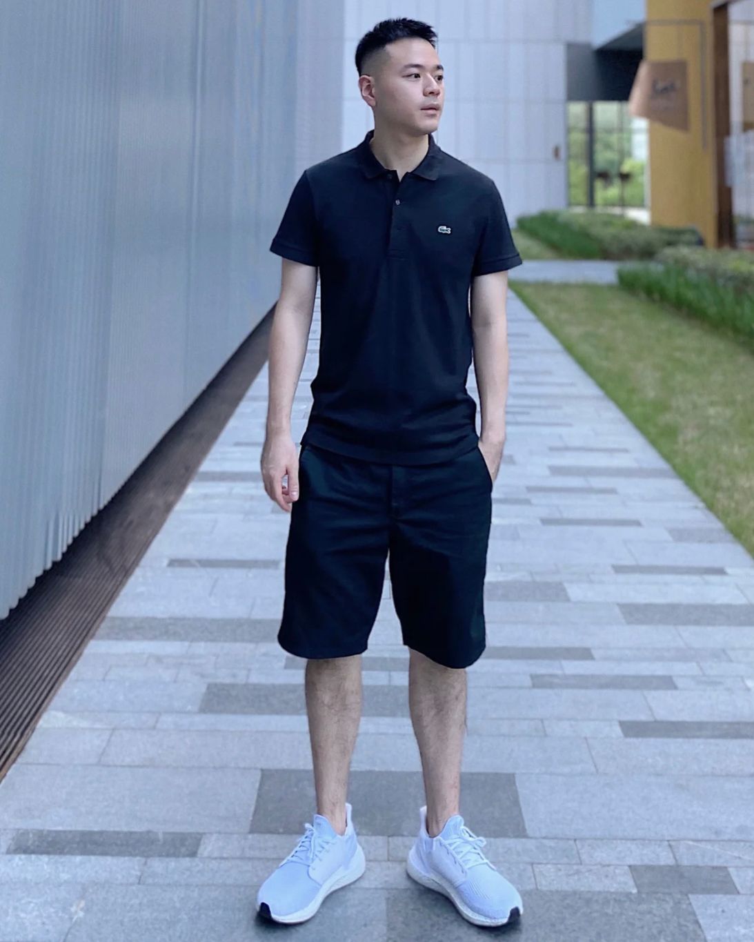 夏天男人白色短裤穿衣搭配,夏天短裤男士穿搭