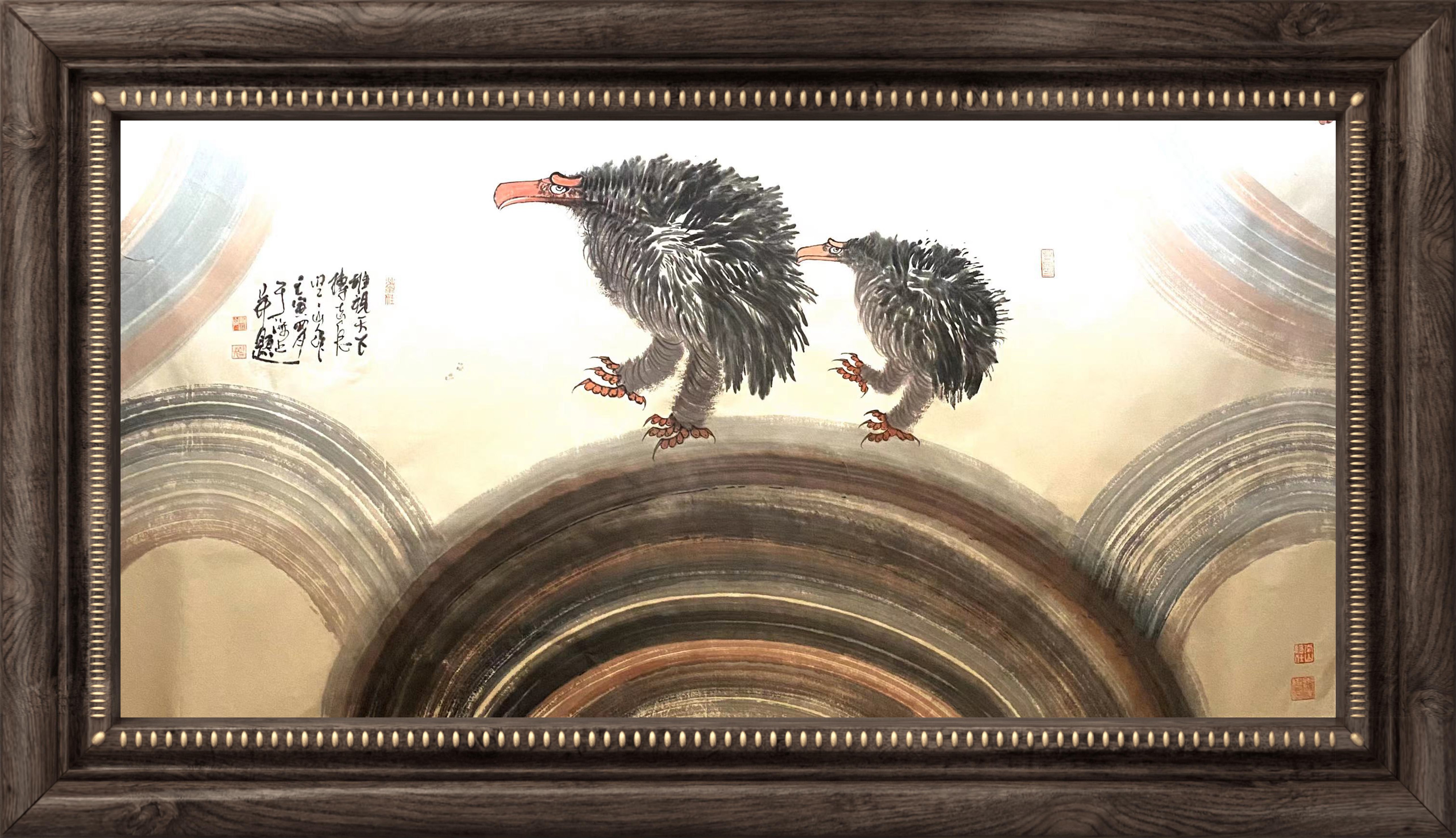 画家朱祖国作品集,书画家朱祖国的指墨画