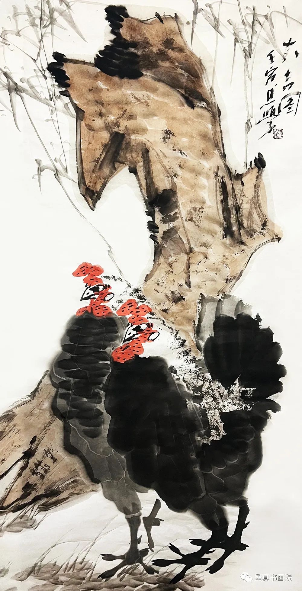 齐思学花鸟画作品图片,水墨一品当代书画名家精品展