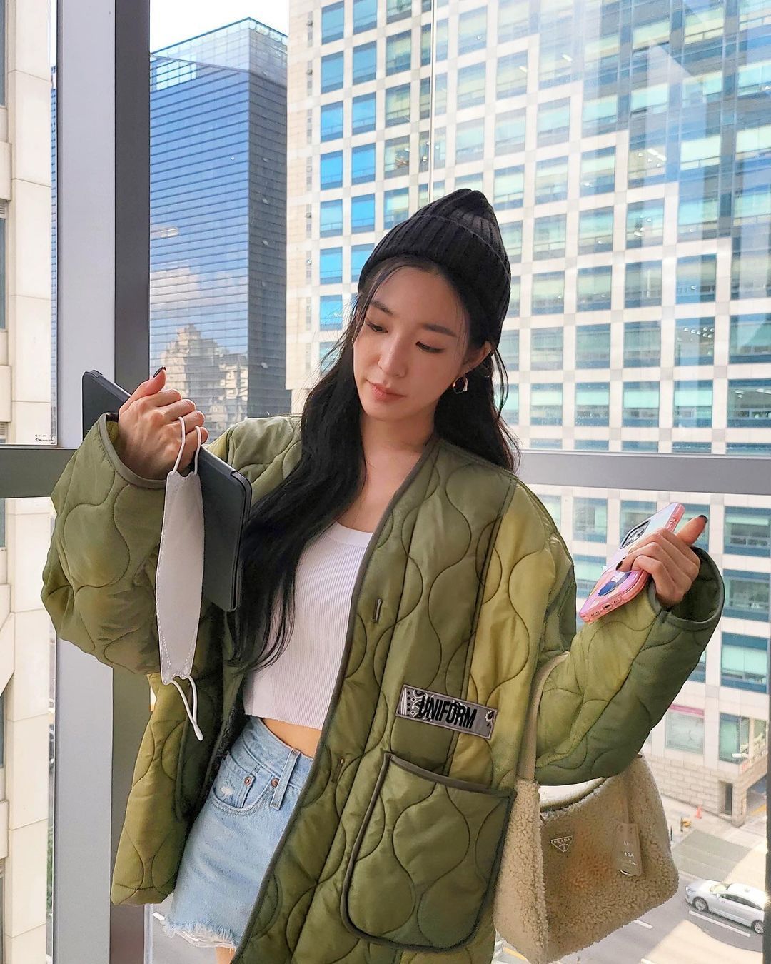 少女时代tiffany最新ins,tiffany少女时代牛仔裤