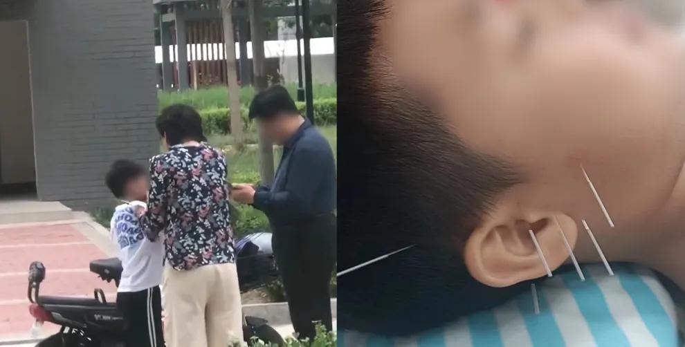 霸道惯了？老太太小区殴打10岁男童，疑是退休老师，老伴是公务员