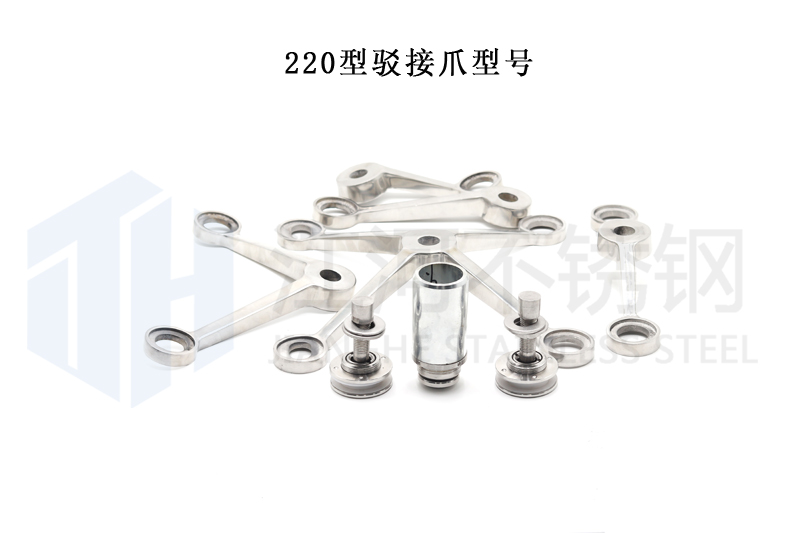 304不锈钢驳接爪价格表,不锈钢驳接爪安装视频