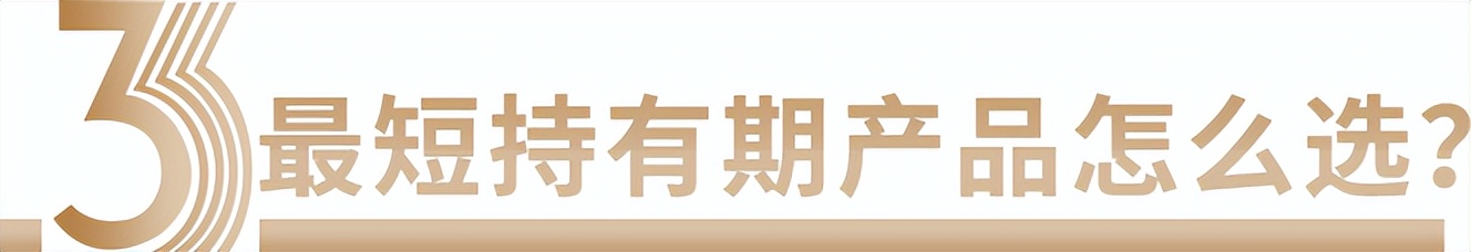 「进阶篇25」什么是最短持有期产品？成熟的投资者都这样买