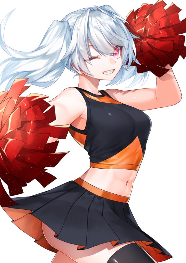 啦啦队员可爱小图,啦啦队员二次元图片