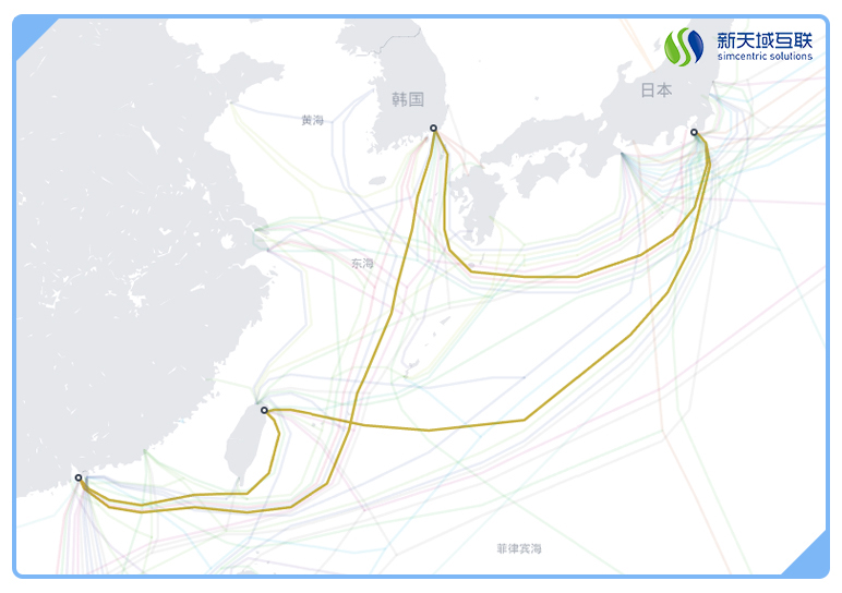 中国全球海底光缆排名,台湾海底光缆