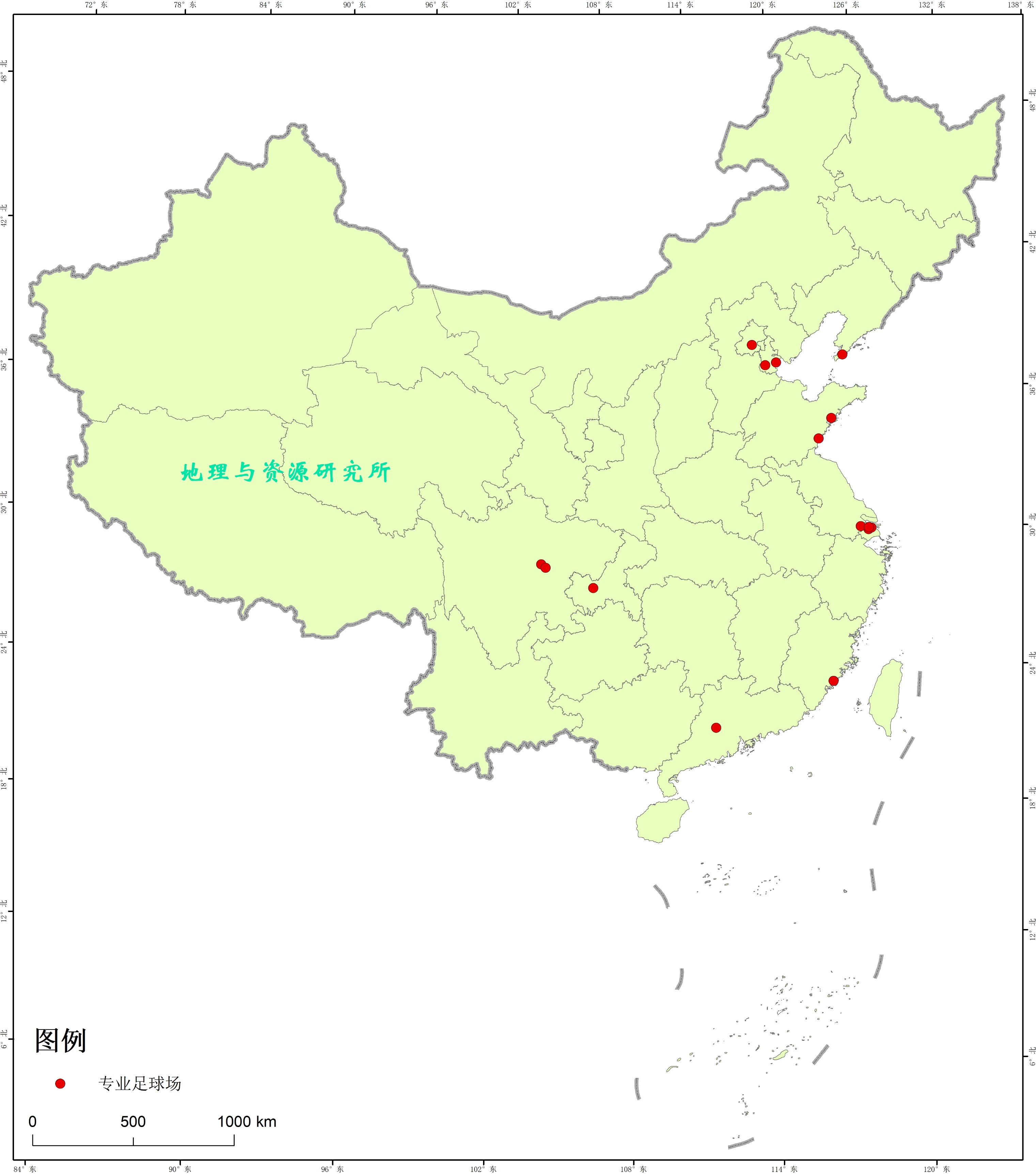 浦东上汽足球场分布,泰达足球场分布