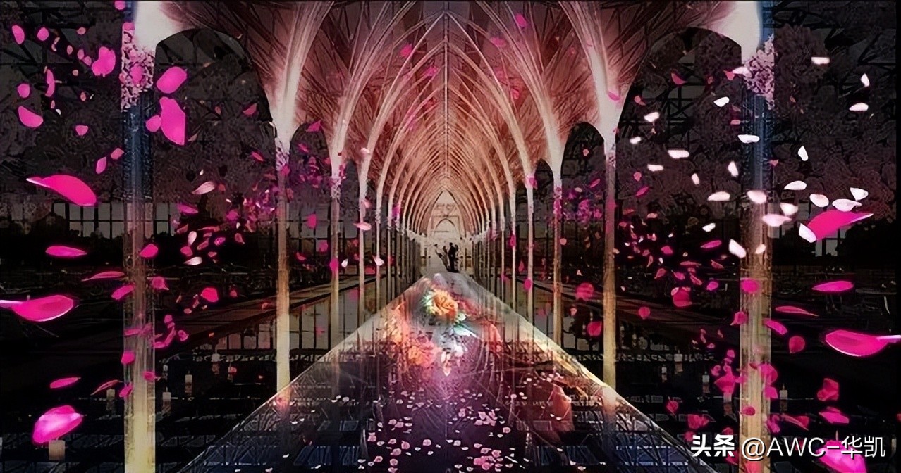 上海高级全息婚礼案例,创意婚礼全息宴会