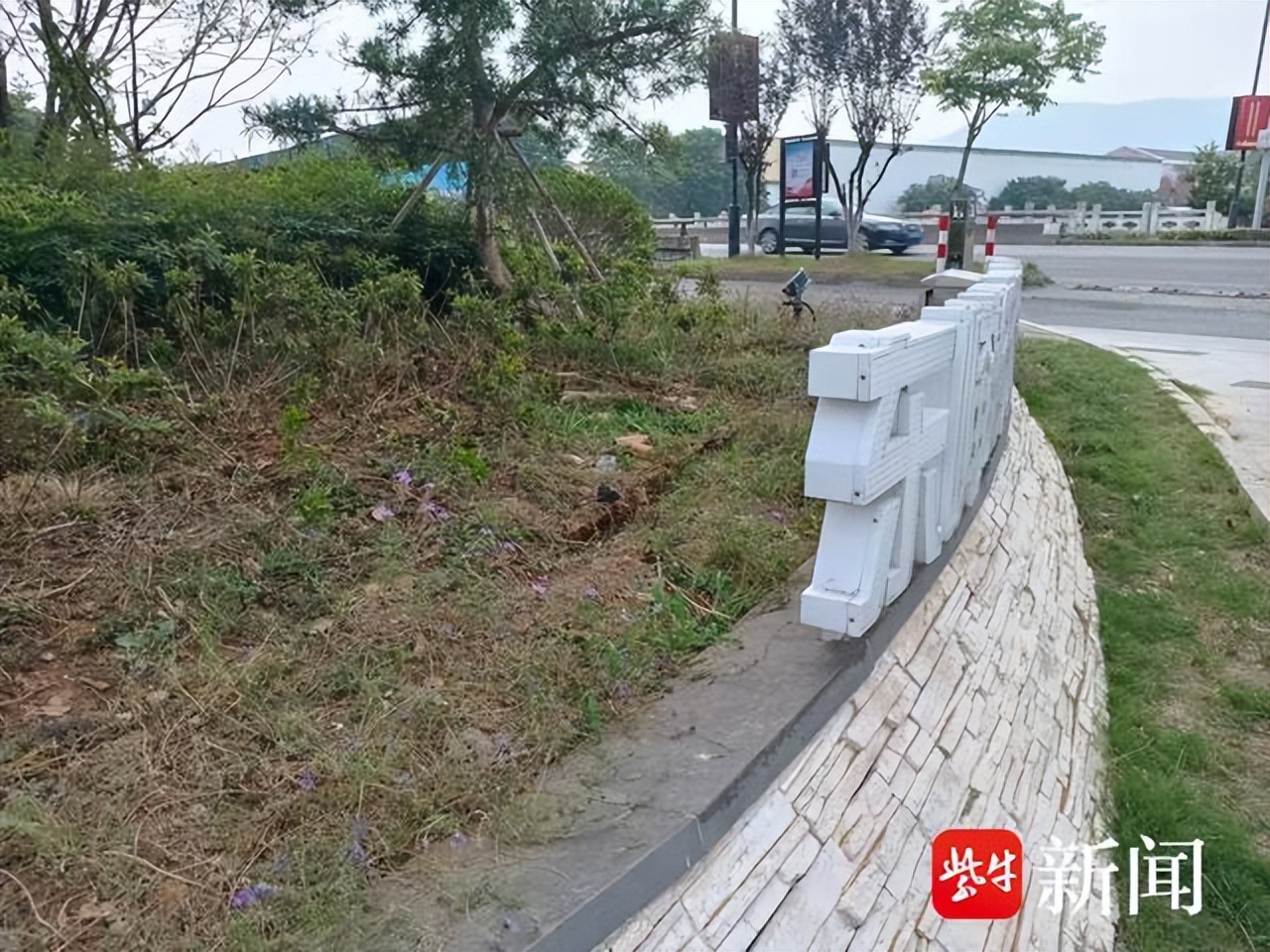 苏州一小区内的景观石离奇失踪，报警后竟又被拉了回来