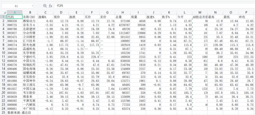 excel自动获取股票,用excel分析股票