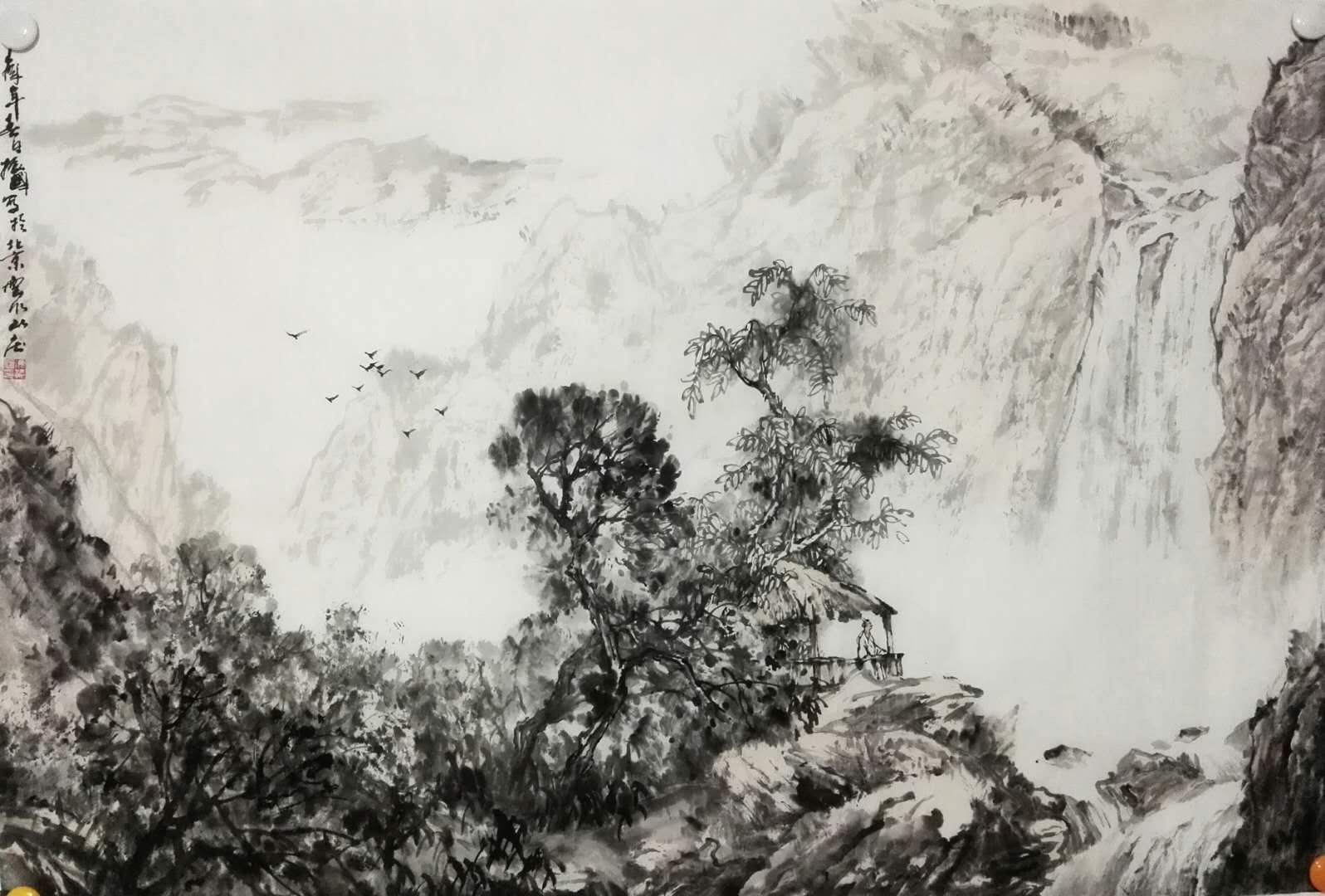 中美艺术作品展,中美书画艺术交流展