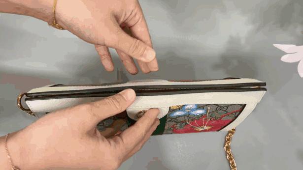 gucciophidia链条包开箱武广,gucciophidia手提包