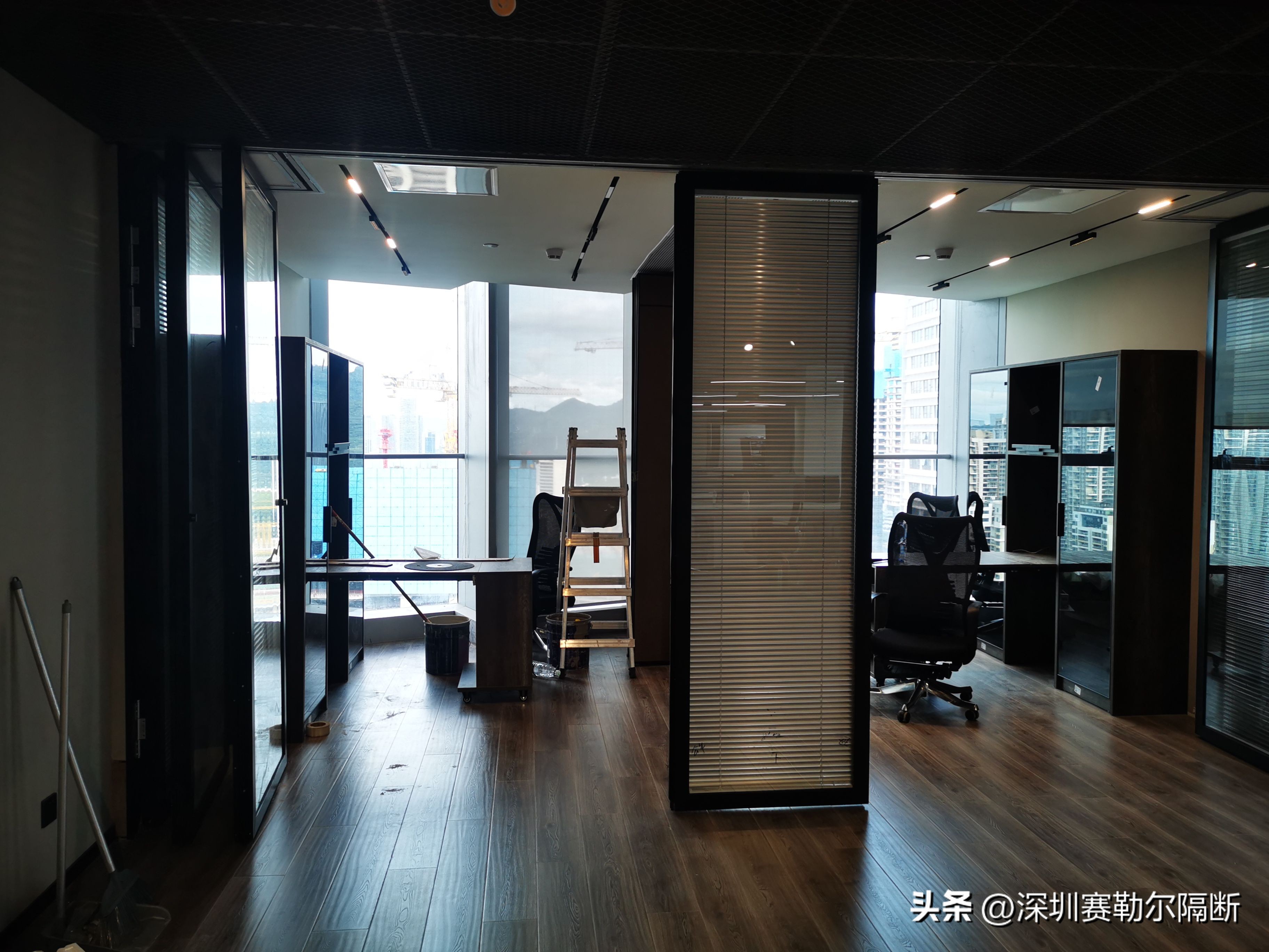 中空百叶玻璃隔断制作教程,双玻百叶玻璃隔断安装教程