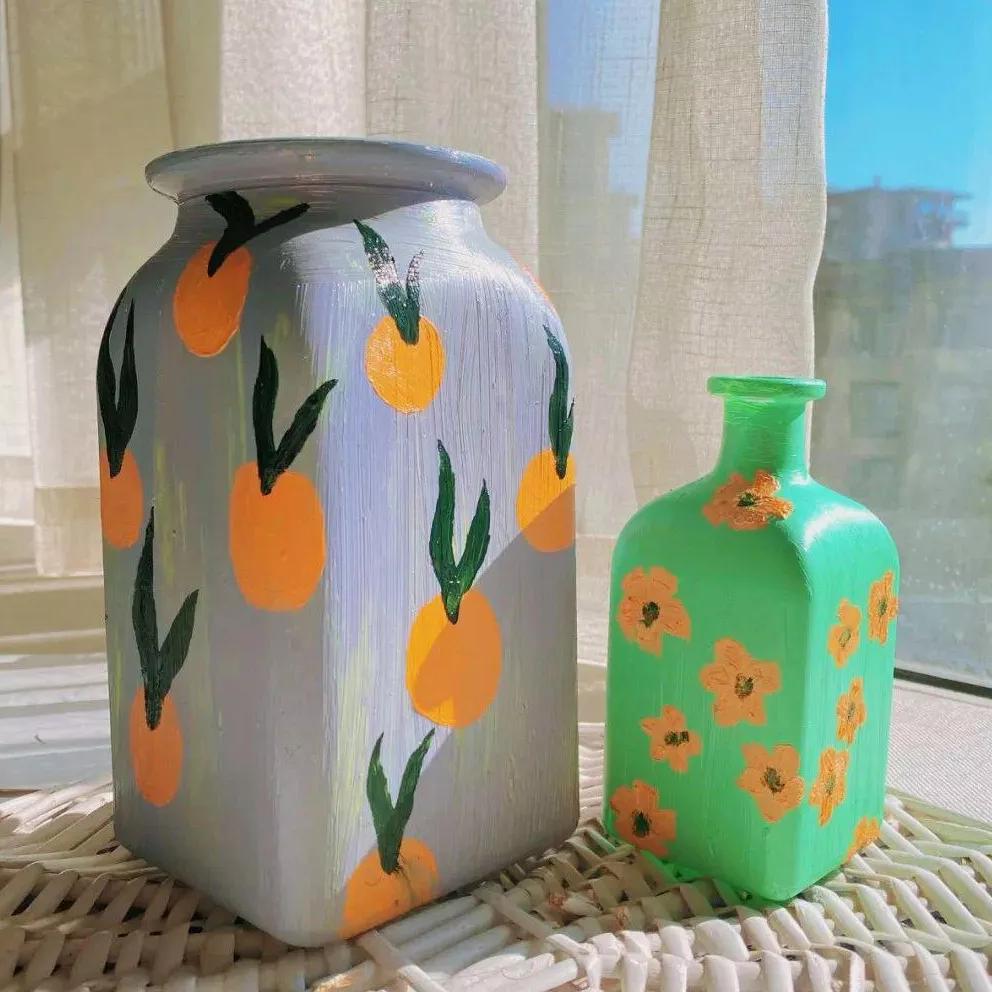 怎么把瓶子变废为宝做艺术品,废瓶子变废为宝图画