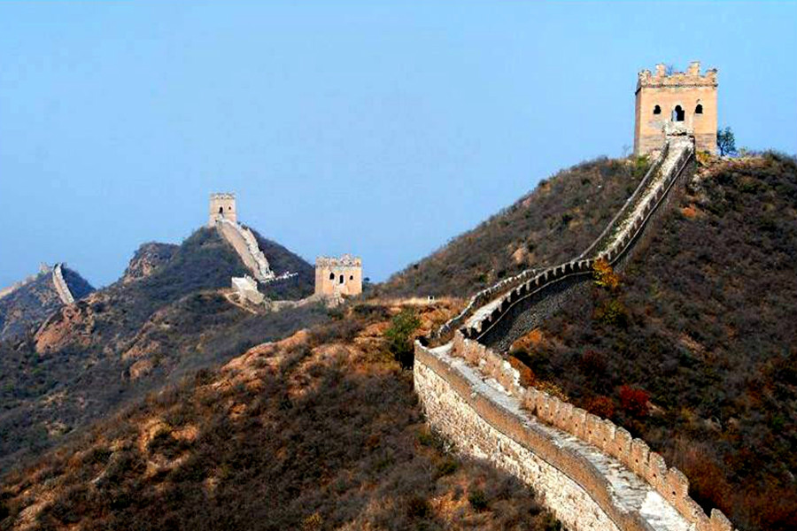 万里长城慕田峪图片,万里长城最精华的部分金山岭