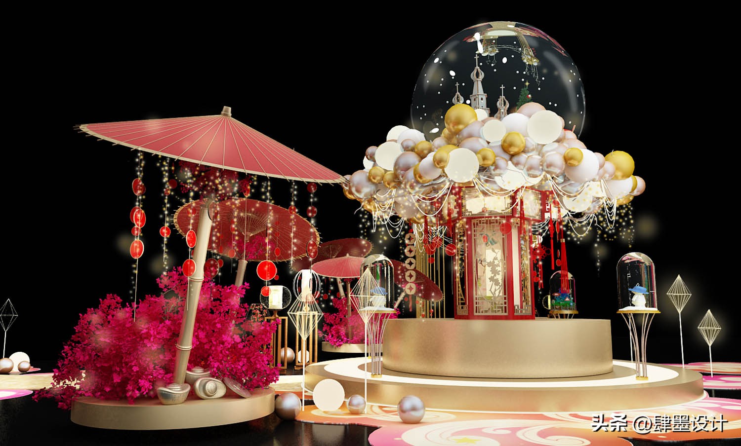 母亲节商业美陈活动布置背景设计 (商业美陈的重要性)