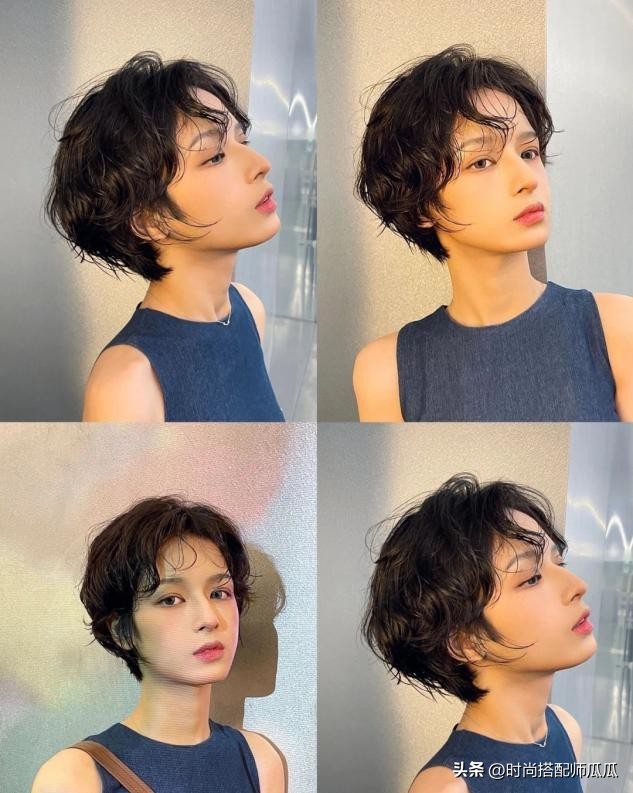 怎样烫发让黑长直显得你头发多,黑长直不想贴头皮怎么烫发