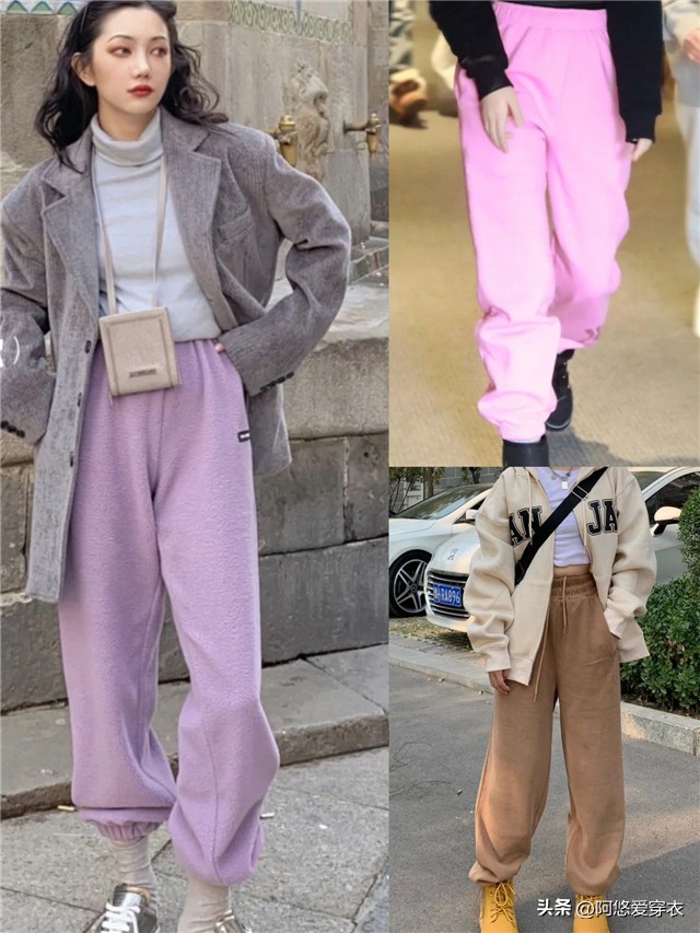 今年流行束腿运动裤,粗腿屁股大夏季显瘦运动裤