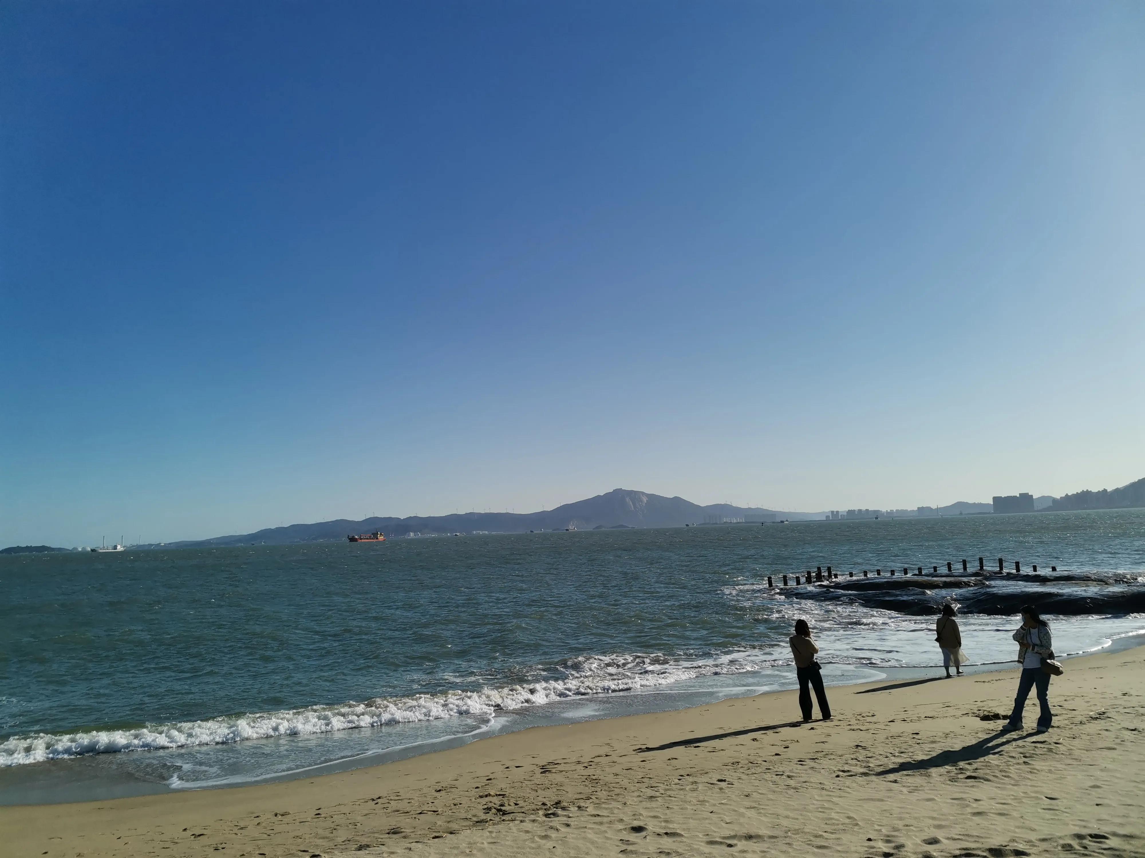 厦门的蓝天白云大海,厦门的海厦门的天空