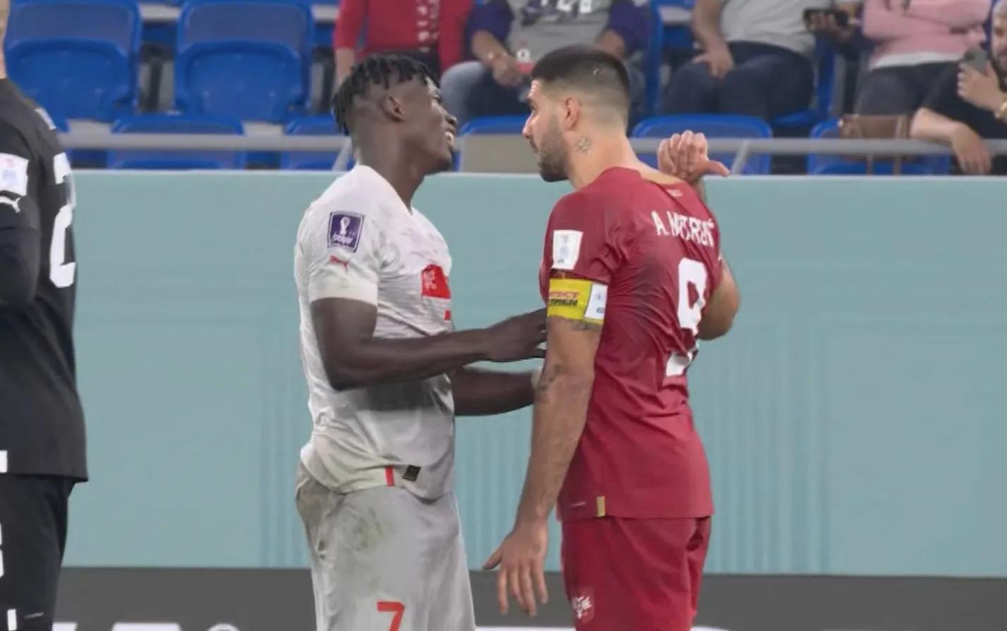 塞尔维亚队精彩比赛瞬间集锦,塞尔维亚2比3瑞士半场