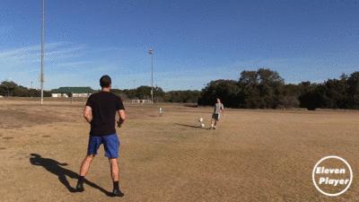 足球一脚解围高球技巧,足球一开始练什么