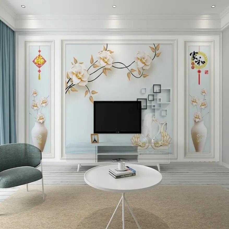 电视背景墙装修效果图大全简易款,100款主卧电视背景墙