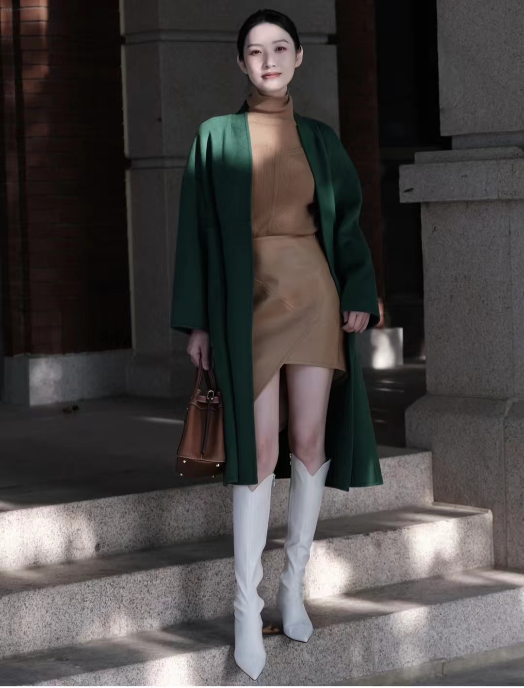 大衣30种穿搭方法,秋冬实用保暖大衣穿搭图片