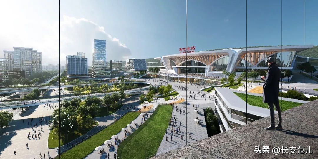 西安东成高铁规划图,西安高铁东站片区最新规划