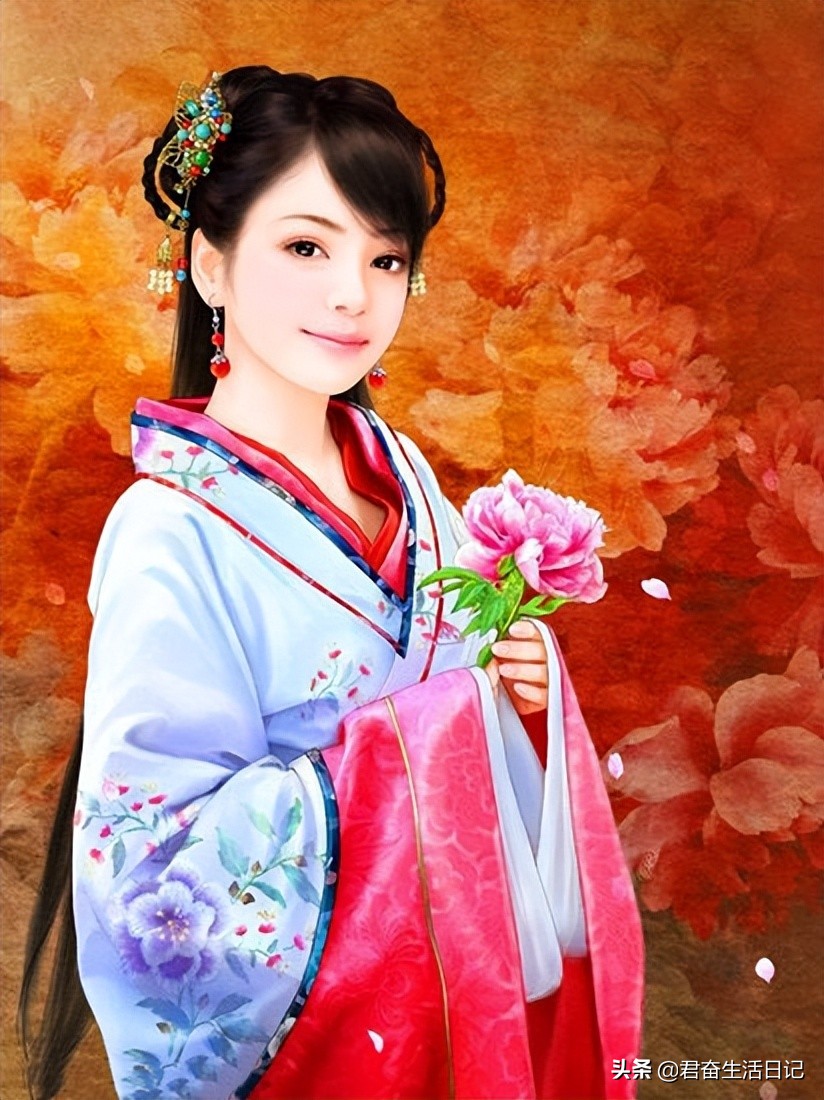 中国最美古风女人图片,最美中国风女人画