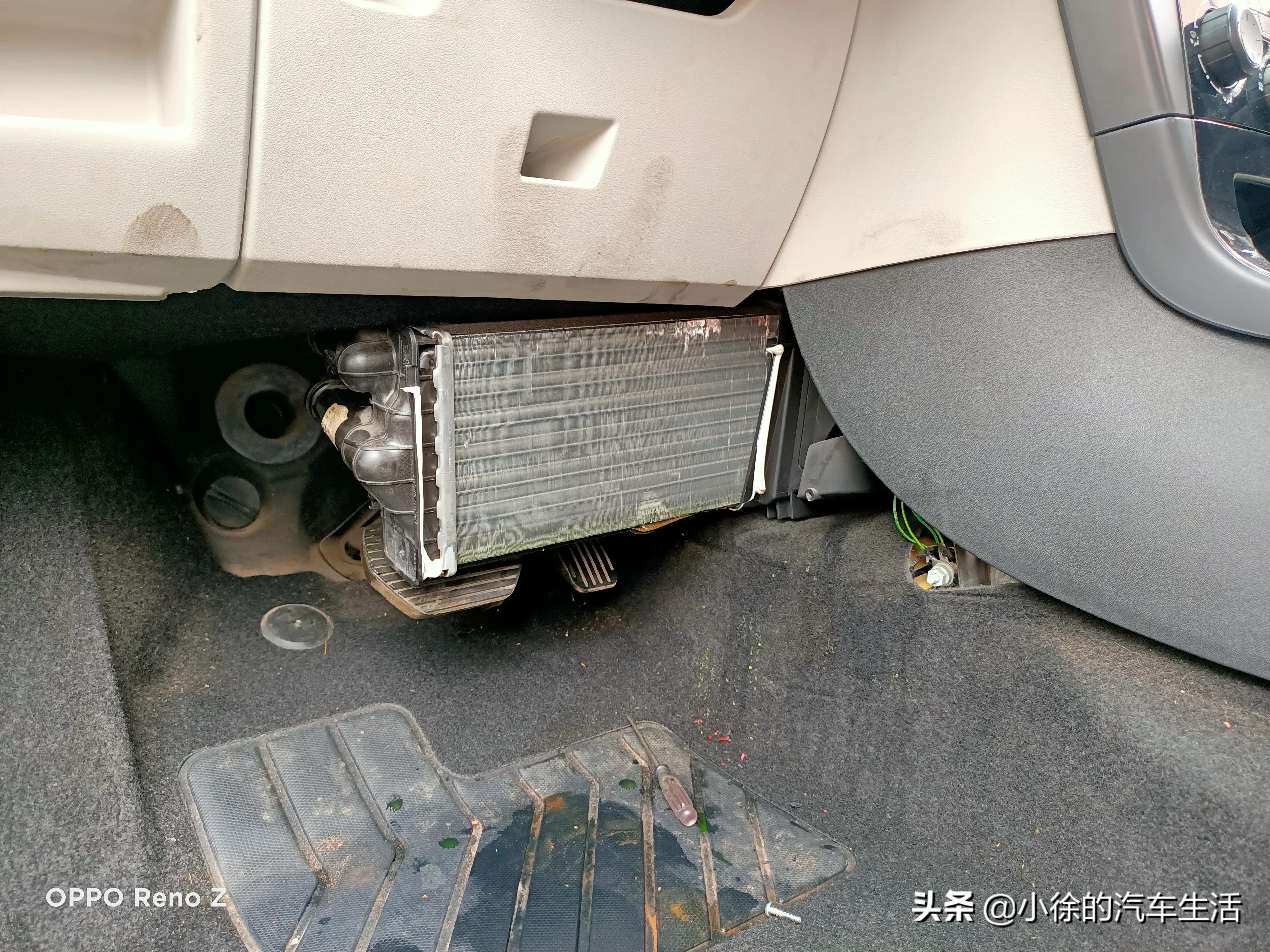 才7万多公里的法系车，雪铁龙世嘉，暖风水箱就坏了？