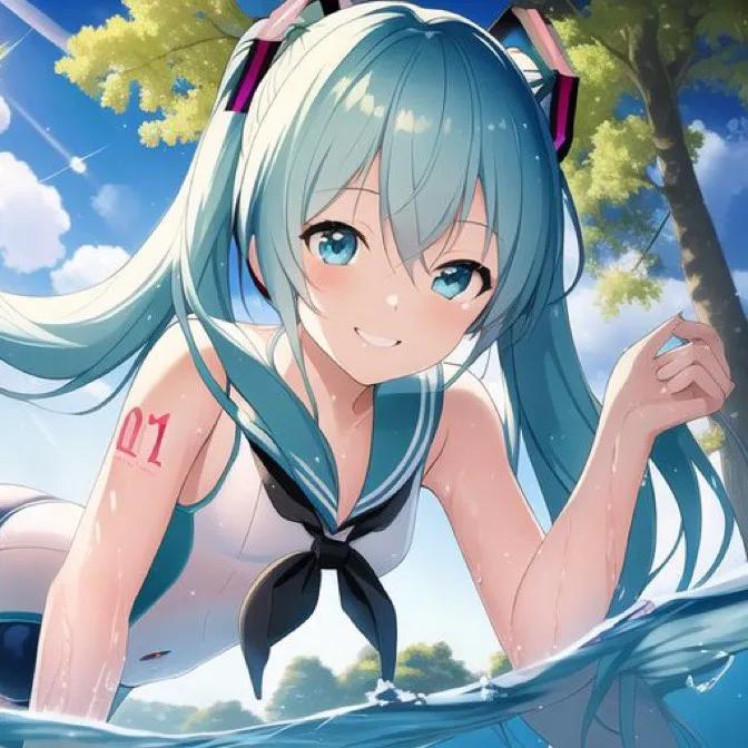 初音未来绘画教程可爱版,ai绘画未来少女