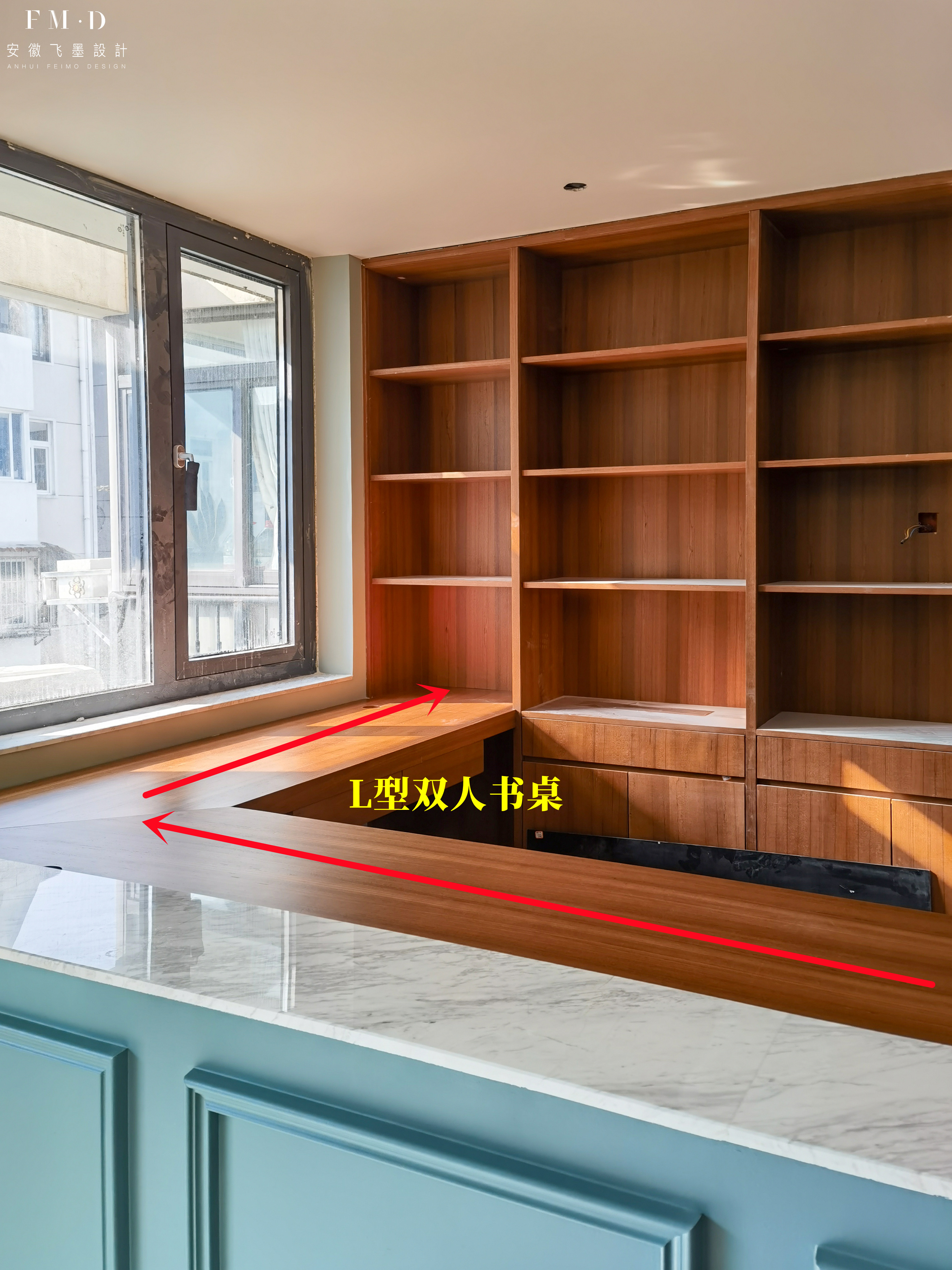 客厅沙发墙打通设计,客厅改造书房学习区保留沙发电视