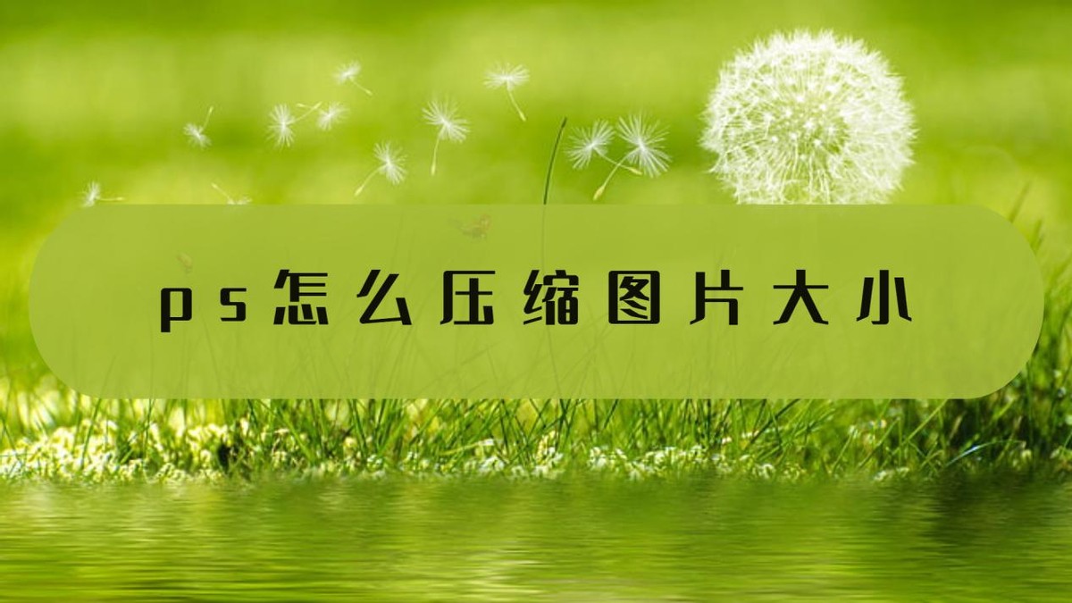 ps不改变像素压缩大小,ps如何压缩gif图片大小