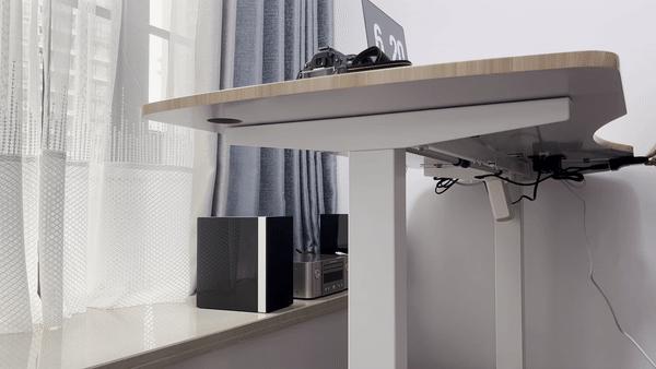 升降桌办公室改造,升降办公椅加装小桌板