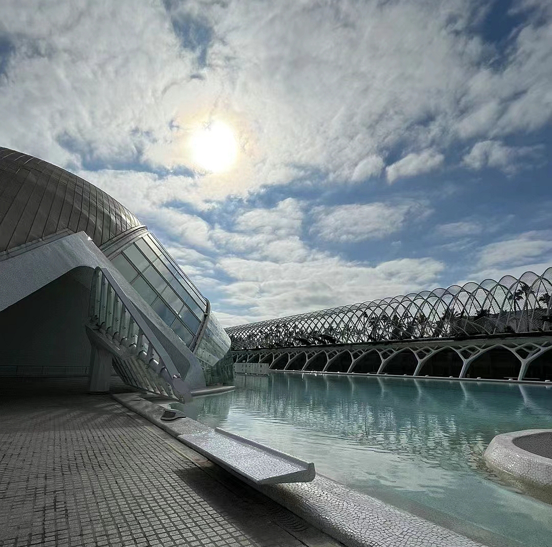 彩色旅图·西欧纪行｜瓦伦西亚的情人节，小贩在饭店外面卖鲜花