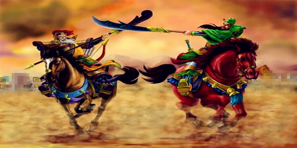 黄忠力战徐晃张郃新三国,老版三国黄忠赵云对战张郃徐晃