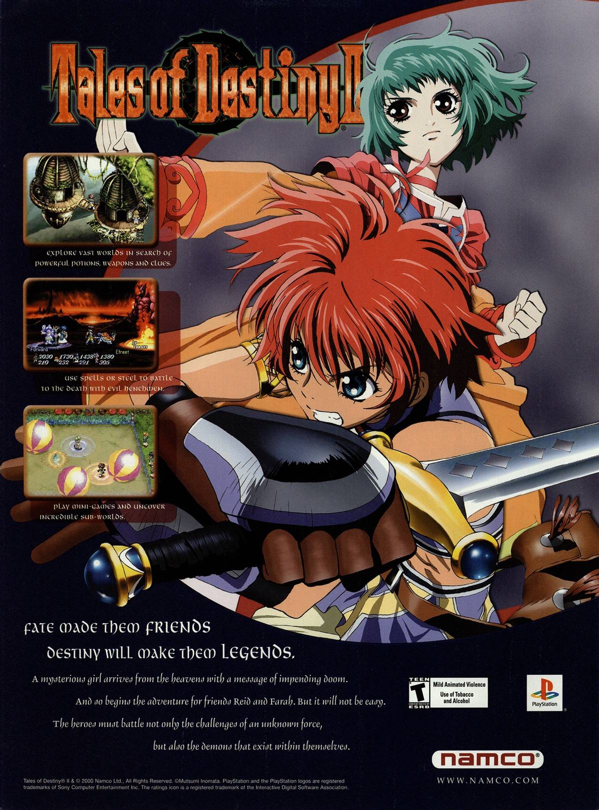 20年前的JRPG《宿命传说2》有多好玩？自带官中，主题曲流行至今