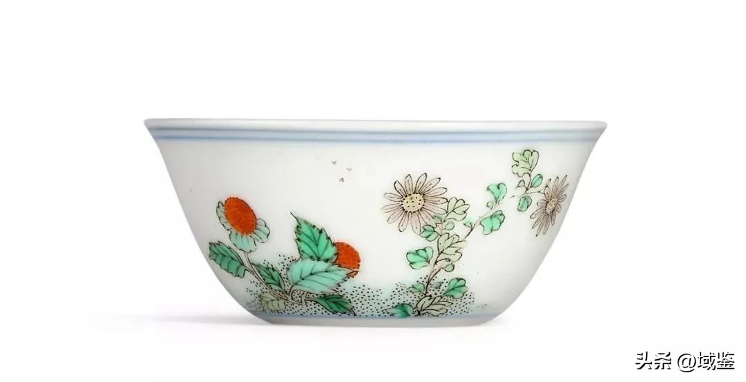 釉上五彩,釉上五彩富贵花