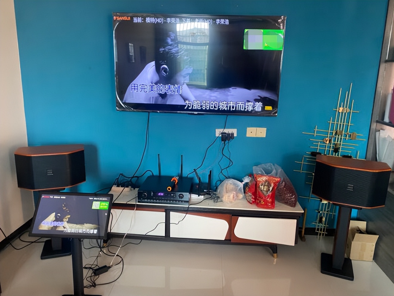 山水fk101音响套装,山水sansu1音响一体机