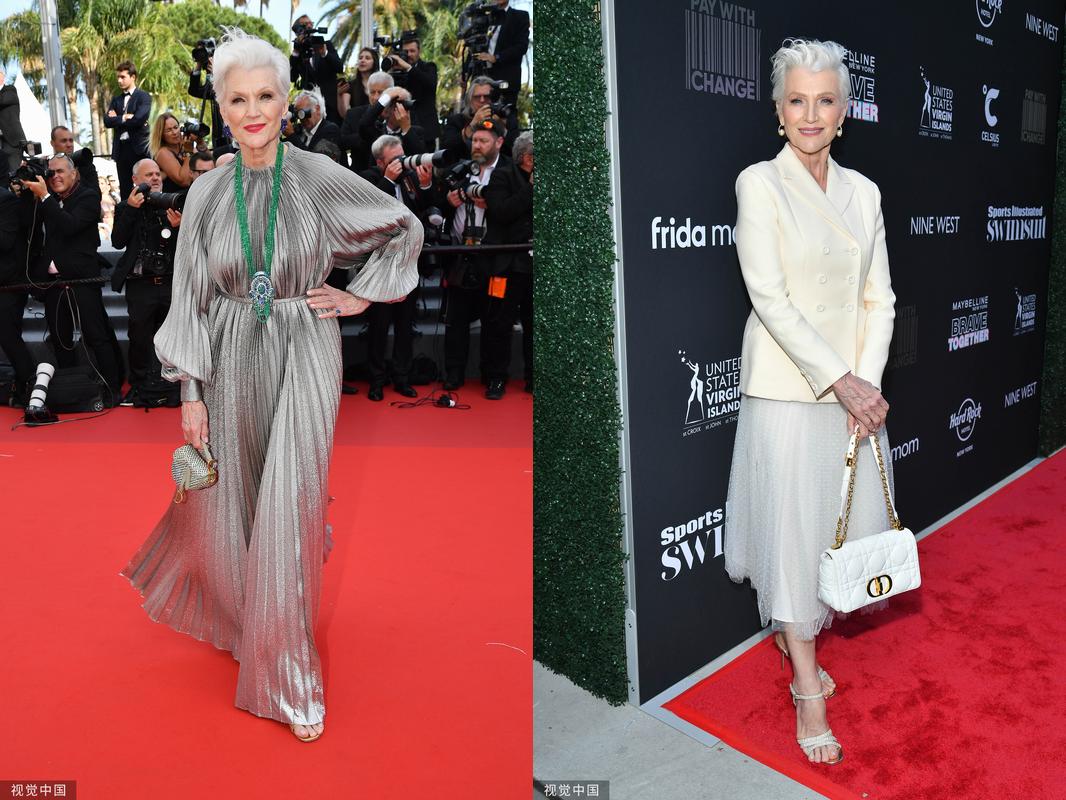 74岁马斯克妈妈来中国,穿国货超惊艳!为什么她越老越飒?