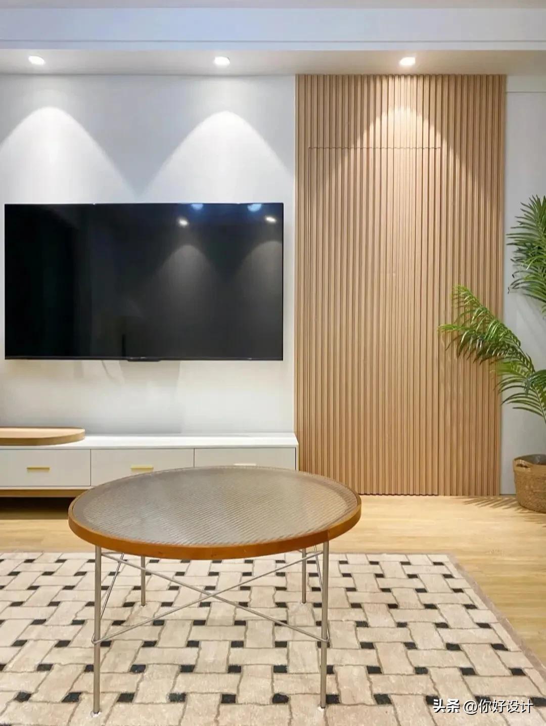 隐形门电视背景墙多少钱,4米电视背景墙带隐形门