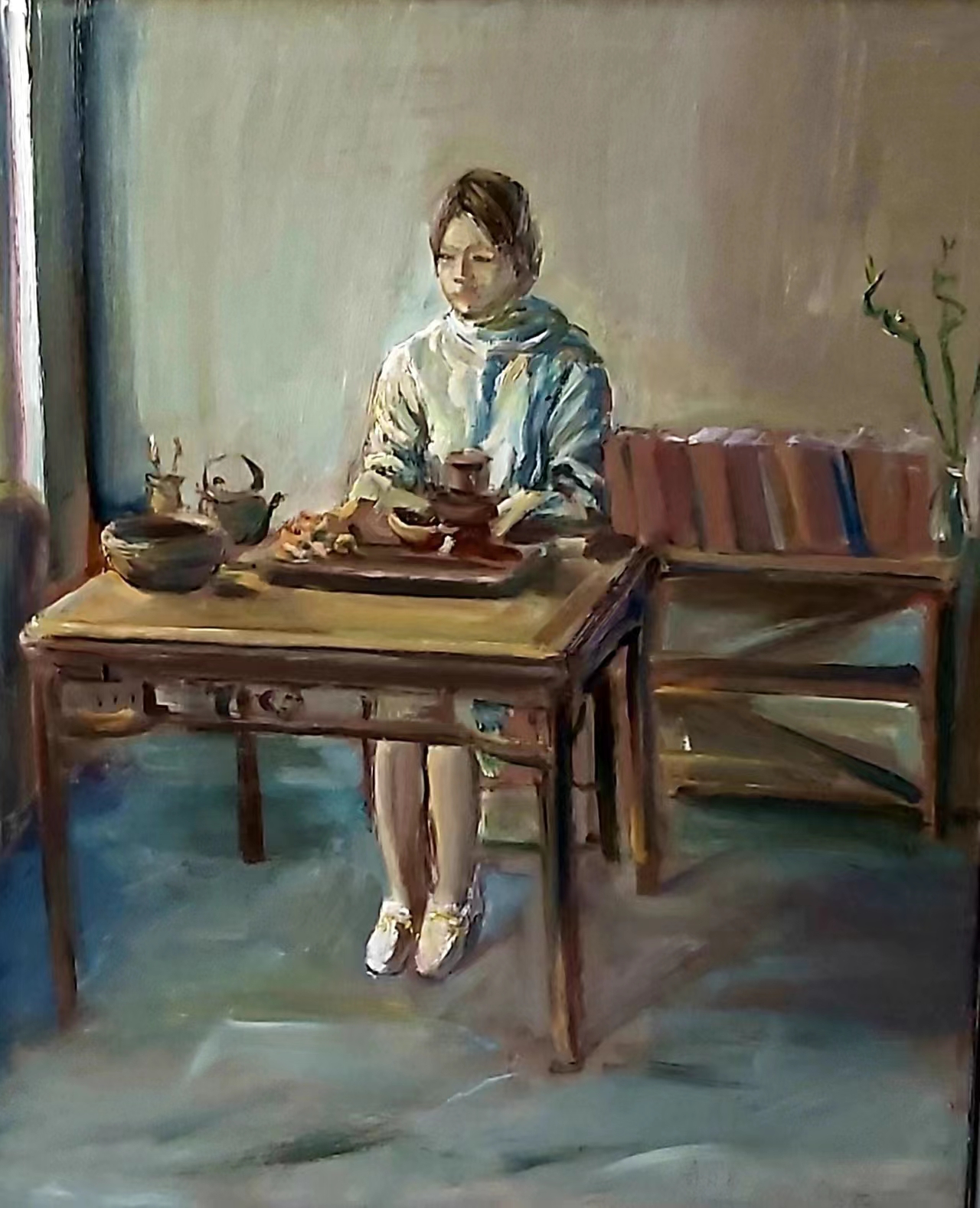 中美艺术作品展,中美书画艺术交流展