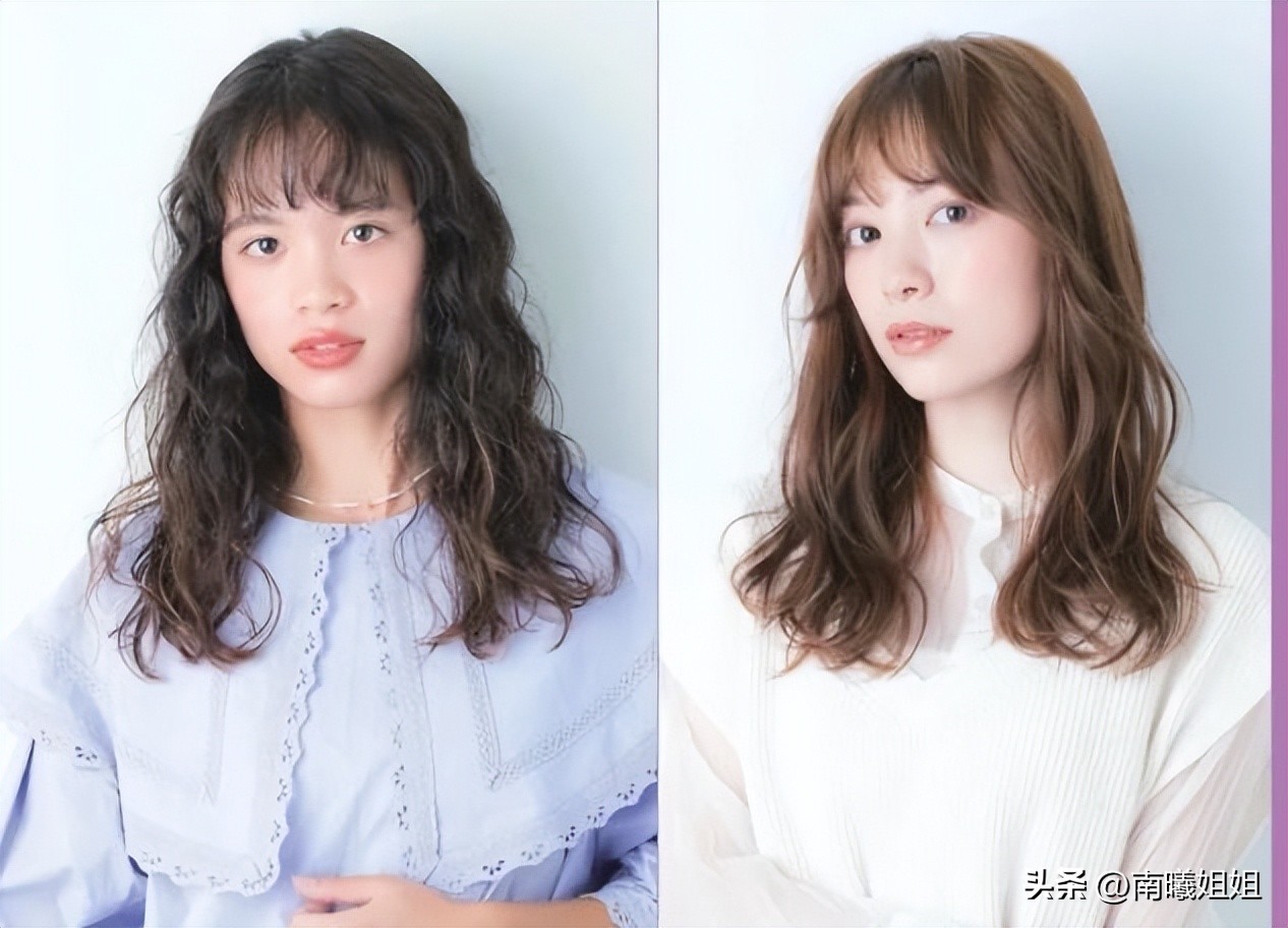 适合脸小40岁女人的中短卷发,40什么样的卷发减龄又好看