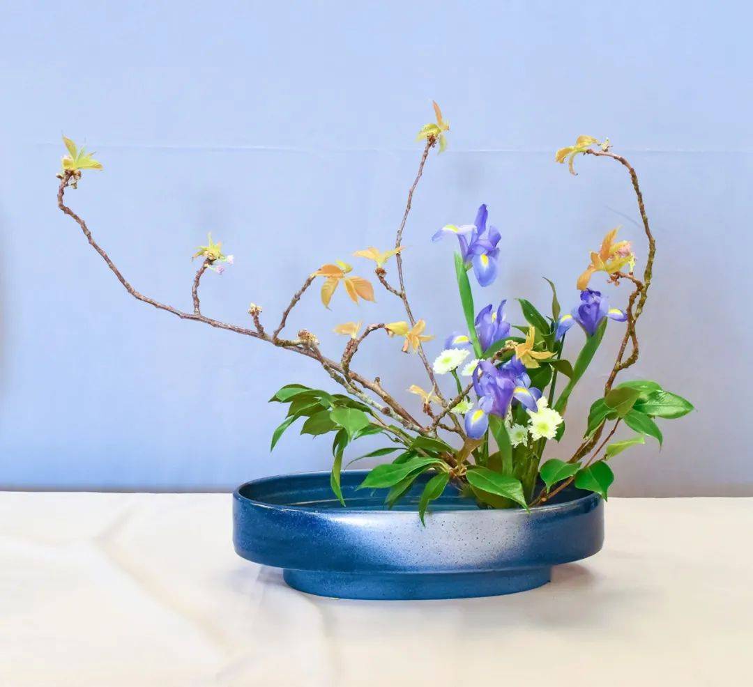 日式插花小原流花道,日式插花的13个基本技巧