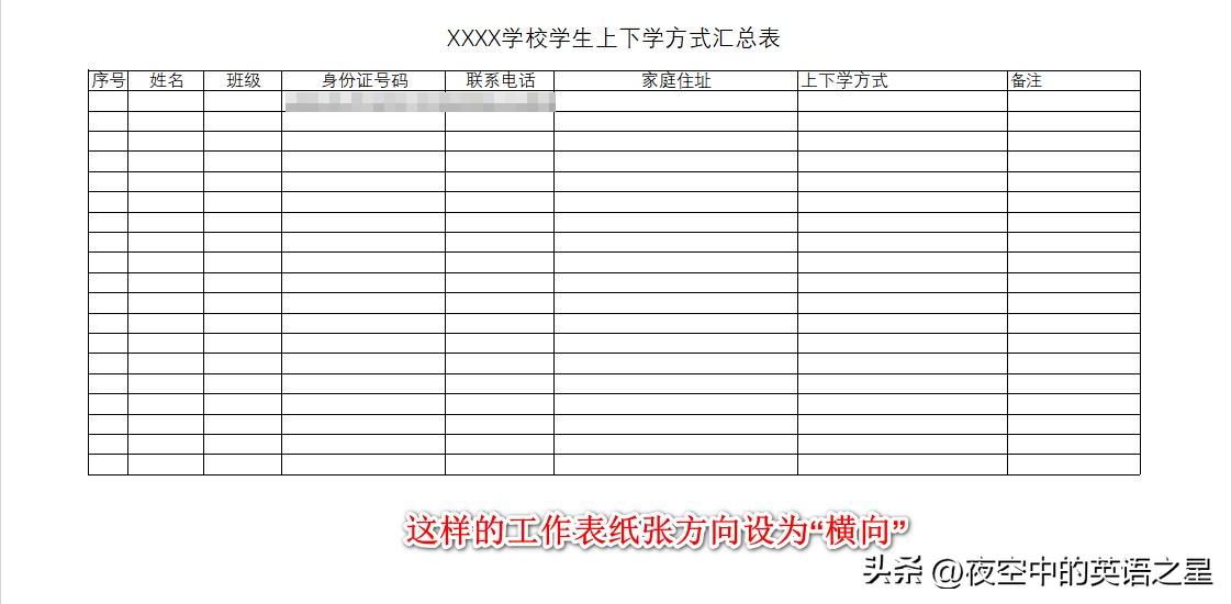 如何在excel中打印课程表格,excel表格打印技能大全