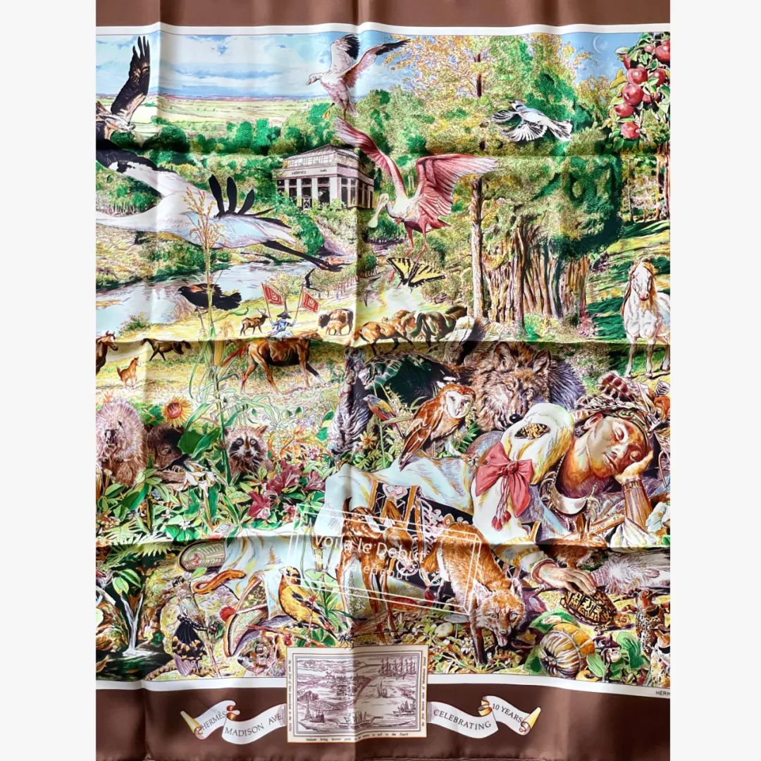 最火的爱马仕丝巾,第一条爱马仕丝巾