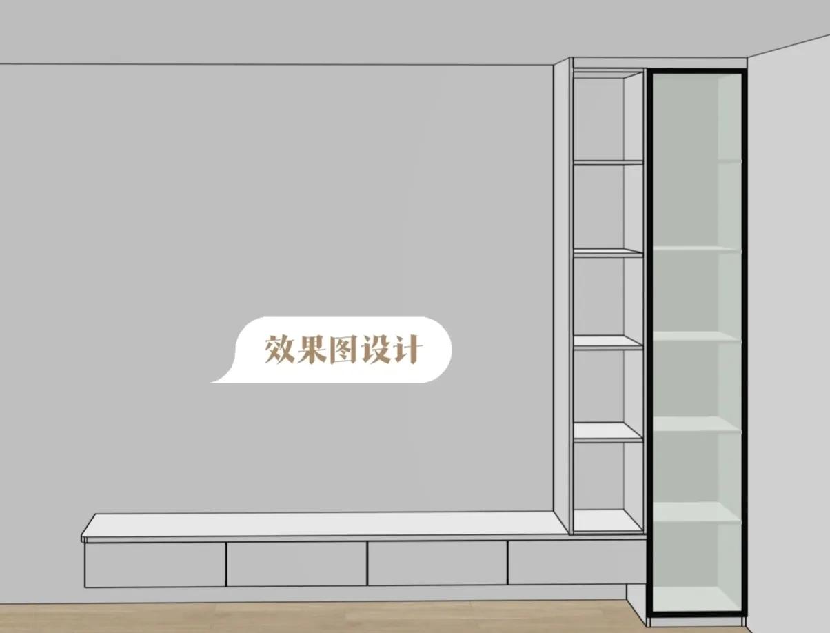 电视柜尺寸图怎么画,全屋定制电视柜尺寸多大才合适