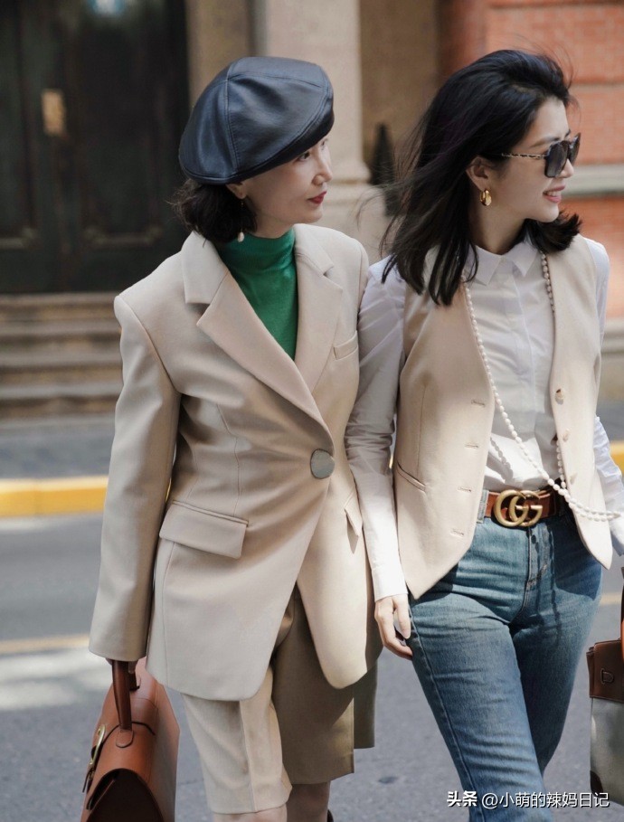 三木妈妈最新穿搭不带帽,学三木妈妈的高级优雅搭配