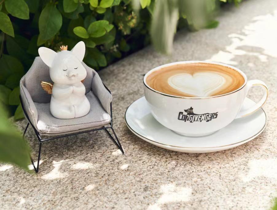 深圳开了一家柯基主题咖啡屋,柯基宠物咖啡馆