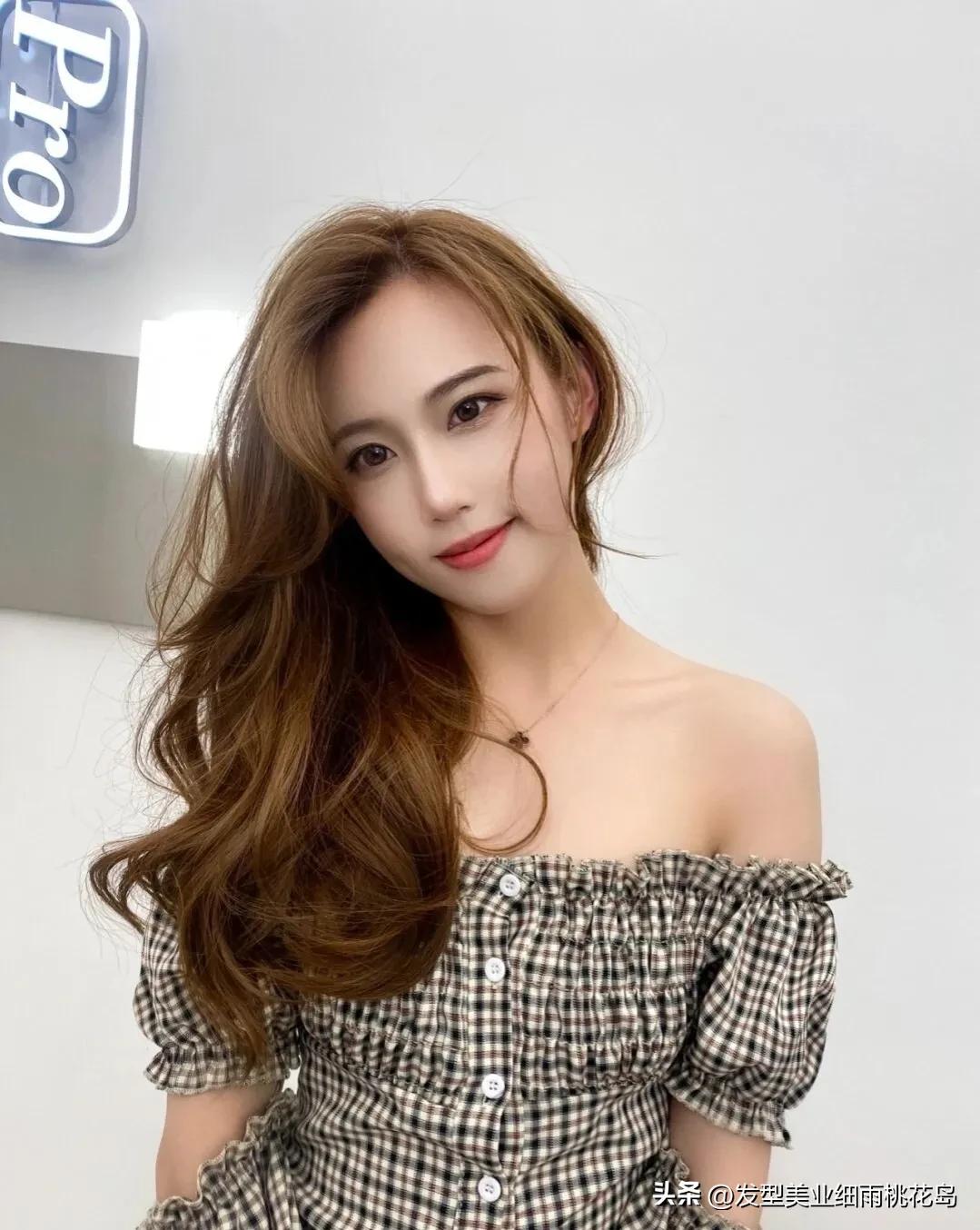 美感十足的中长发烫发,中长发烫发什么类型好看